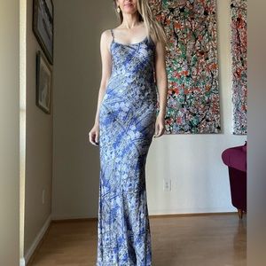 NWT Marissa Web Silk Maxi Dress